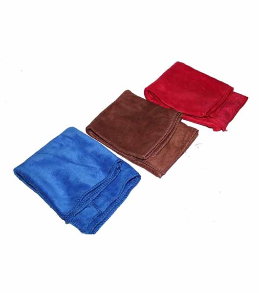 1Pc Microfiber Polishing Cloth Brown 59*39cm
